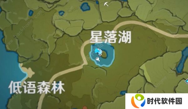 原神星落之地位置总汇 7个陨星碎屑收集地点坐标图图片5
