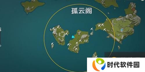 《原神》秘宝迷踪孤云阁藏宝地13位置一览