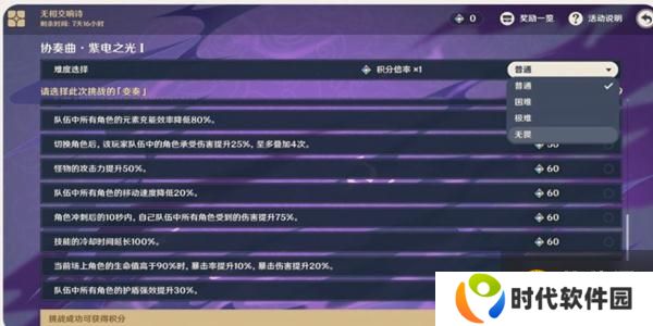 原神协奏曲紫电之光攻略：全难度挑战成功阵容推荐！