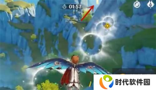 原神第五天风中杂碍全纹章位置 原神飞行挑战第五天通关攻略