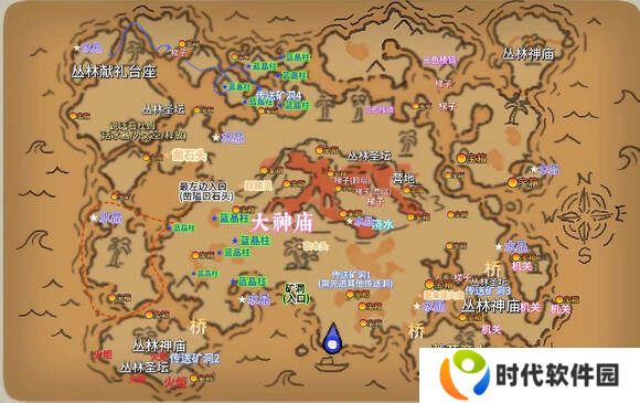 露玛岛地图坐标总汇   全区域宝箱