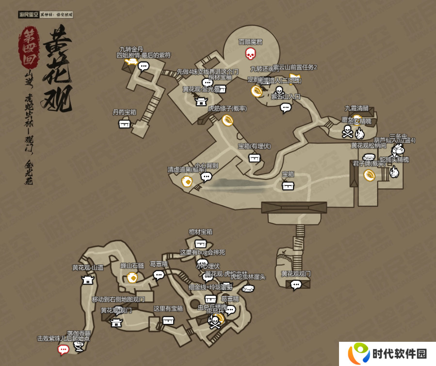 黑神话悟空新地图总汇   版本更新全区域地图路线图图片26