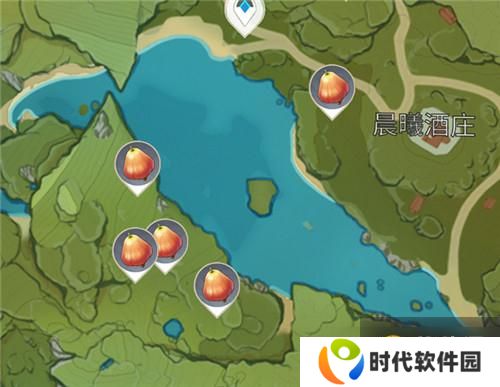 《原神》日落果刷新点