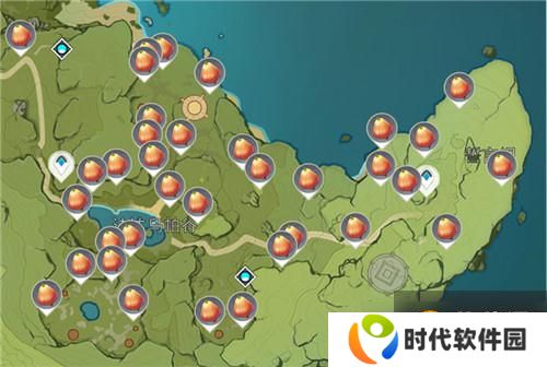 《原神》日落果刷新点