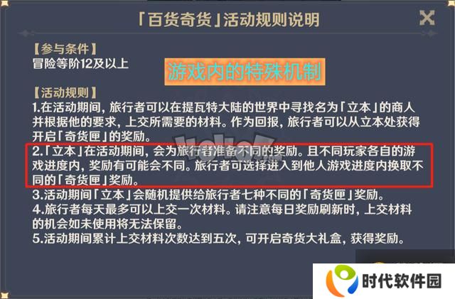 原神百货奇货第七天奖励 立本蒙德位置一览