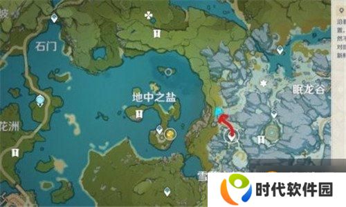 原神雪山西面密阵踩地板解密顺序