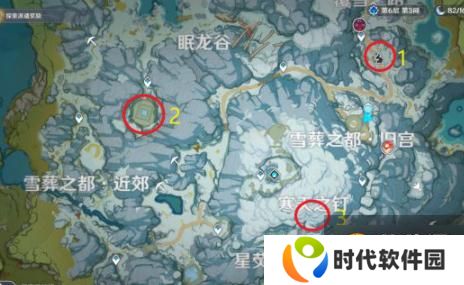原神三棵忍冬之树在哪里 原神三棵忍冬之树位置