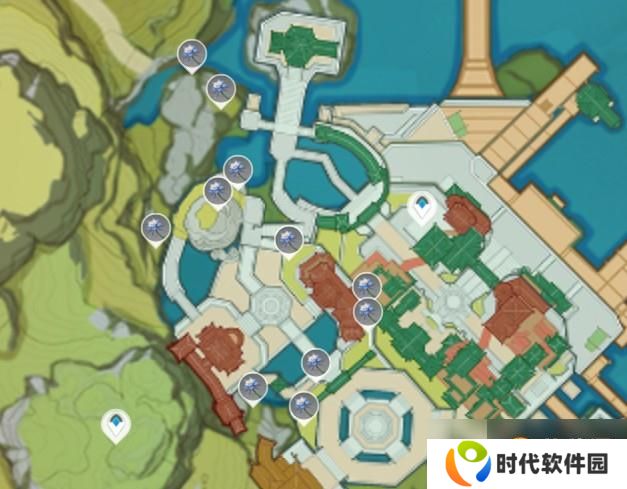 原神 琉璃百合材料采集点